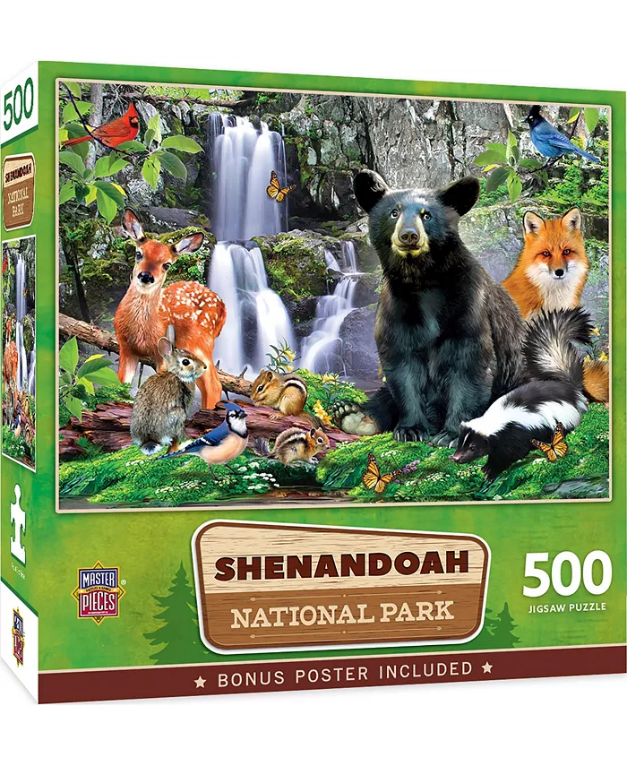 MasterPieces Puzzles National Parks - Shenandoah National Park 500 Piece Puzzle - Mycitystee