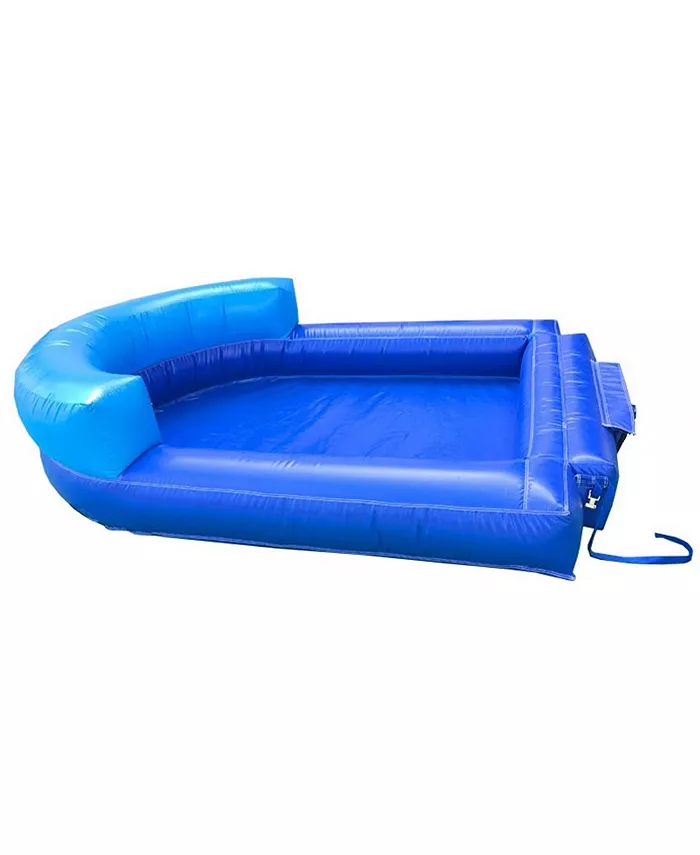 Pogo Bounce House Blue Pool Attachment for Crossover Combo Units | 8' Foot x 6' Foot | ONLY Compatible with Pogo Crossover Inflatables | for Use with - Mycitystee