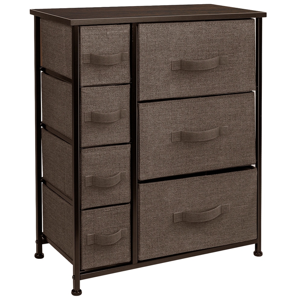 Dresser w/ 7 Drawers Furniture Storage and Chest Tower for Bedroom - - 34478591 - Mycitystee