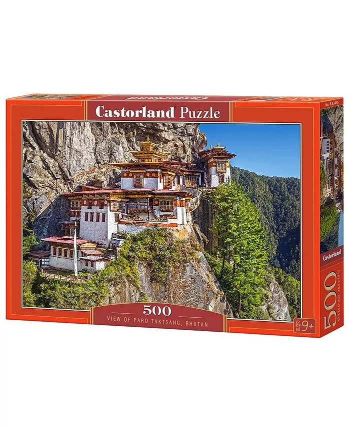 Castorland View of Paro Taktsang， Bhutan Jigsaw Puzzle Set， 500 Piece - Mycitystee
