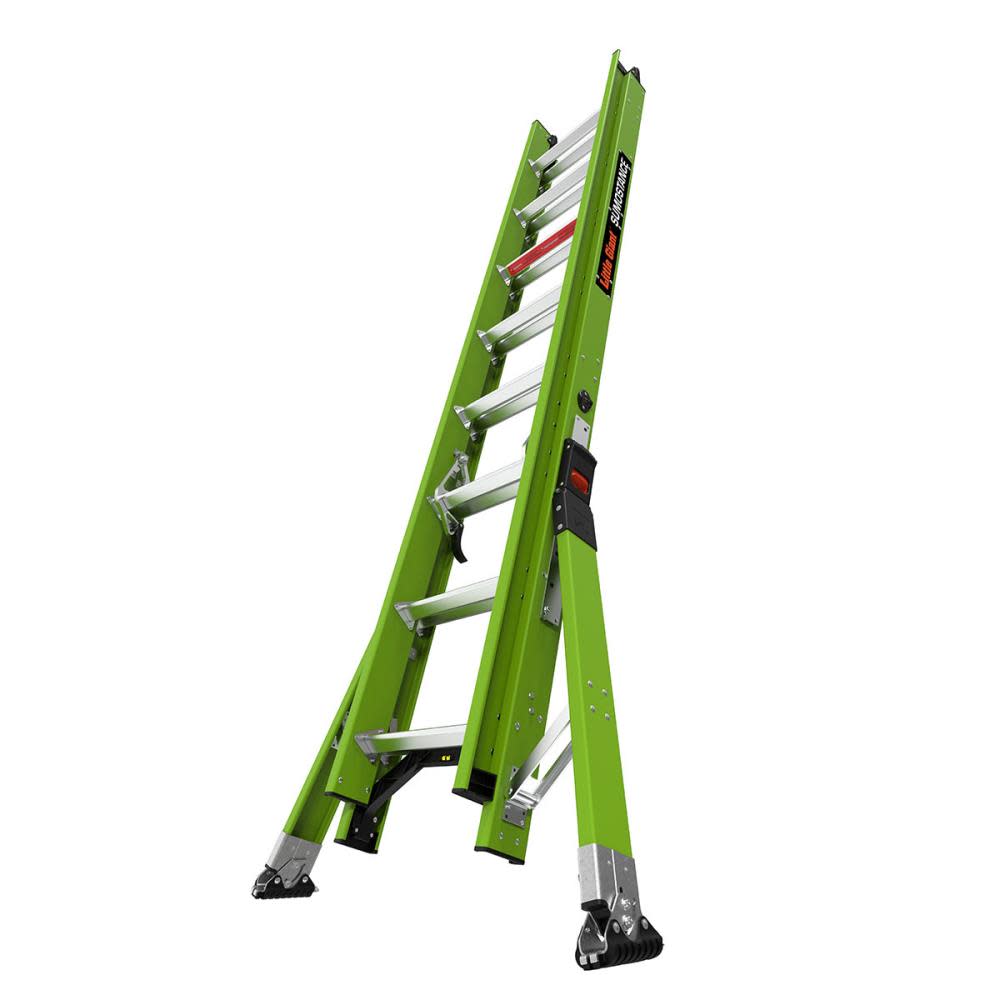 HyperLite SumoStance 16 ft Type IAA Fiberglass Extension Ladder - Mycitystee