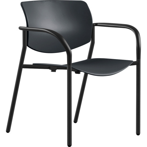 Lorell Stack Chairs with Plastic Seat and Back (99969) - Mycitystee