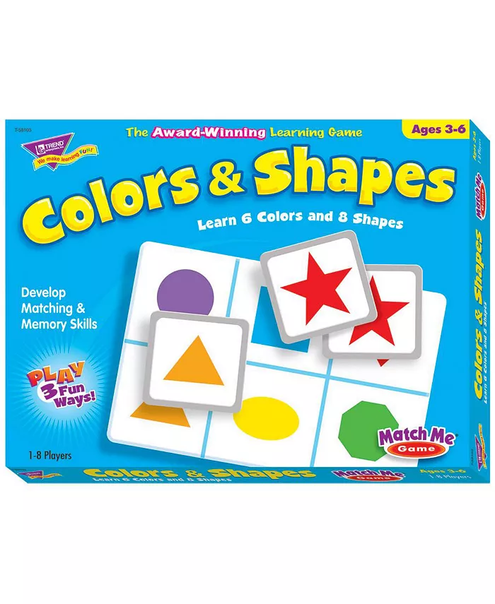 Trend Enterprises Trend Colors and Shapes Match Me Game - Mycitystee