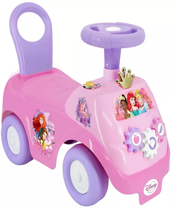 Disney Princess Light and Sounds This is My Story Activity Ride on Foot to Floor Push Pull Kids Car - Mycitystee