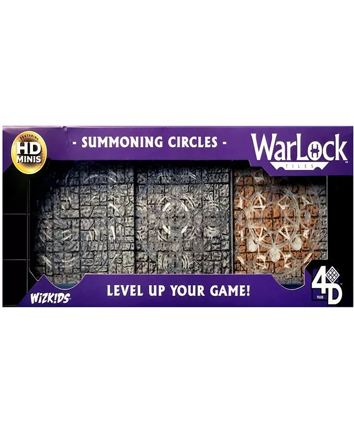 WizKids Games Warlock Dungeon Tiles Summoning Circles Miniatures Role Playing Game Tabletop Accessory - Mycitystee