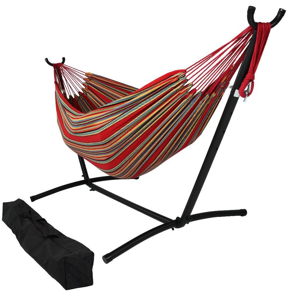 Ultimate Patio Brazilian Double Hammock w/ Stand - Mycitystee