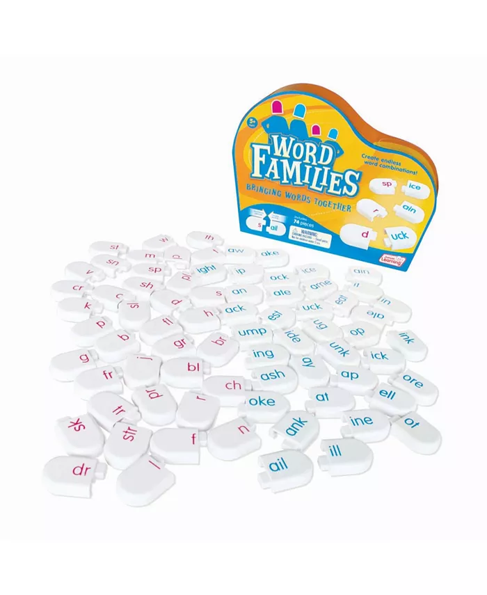 Redbox Junior Learning Word Families - Bringing Words Together Building Block Game - Mycitystee