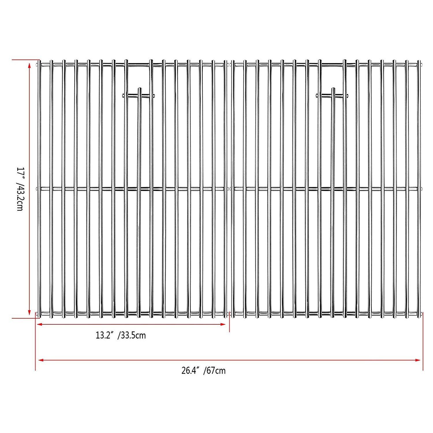 Cooking Grates for Nexgrill 720-0830H, 720-0830A, 720-0830, 720-0830D, 720-0830E, 720-0830F, 720-0830X Gas Grills - Mycitystee