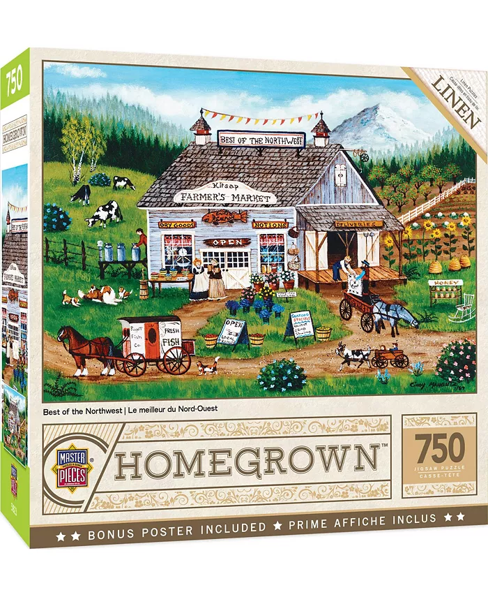 MasterPieces Puzzles MasterPieces 750 Piece Jigsaw Puzzle - Best of the Northwest - Mycitystee