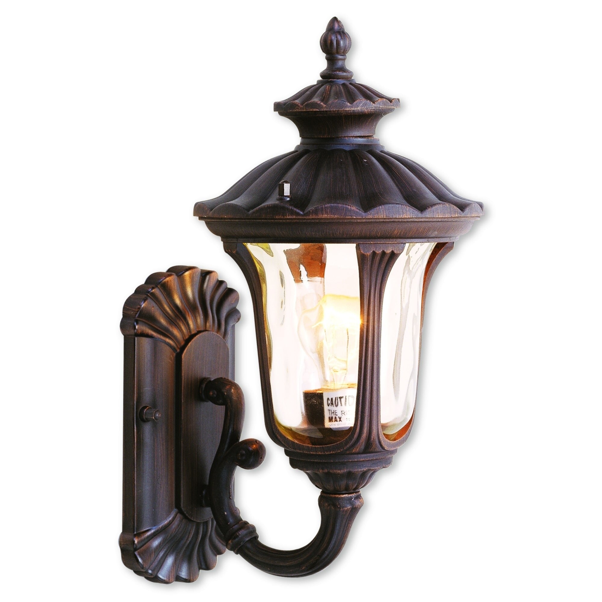 Livex Lighting Oxford Imperial Bronze 1-light Outdoor Wall Lantern Shopping - The Best Deals on Outdoor Wall Lanterns | 18909511 - Mycitystee