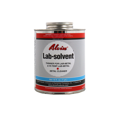 Alvin 16 oz Lab Solvent Thinner for Lab Metal  Hi Temp Lab Metal - Mycitystee