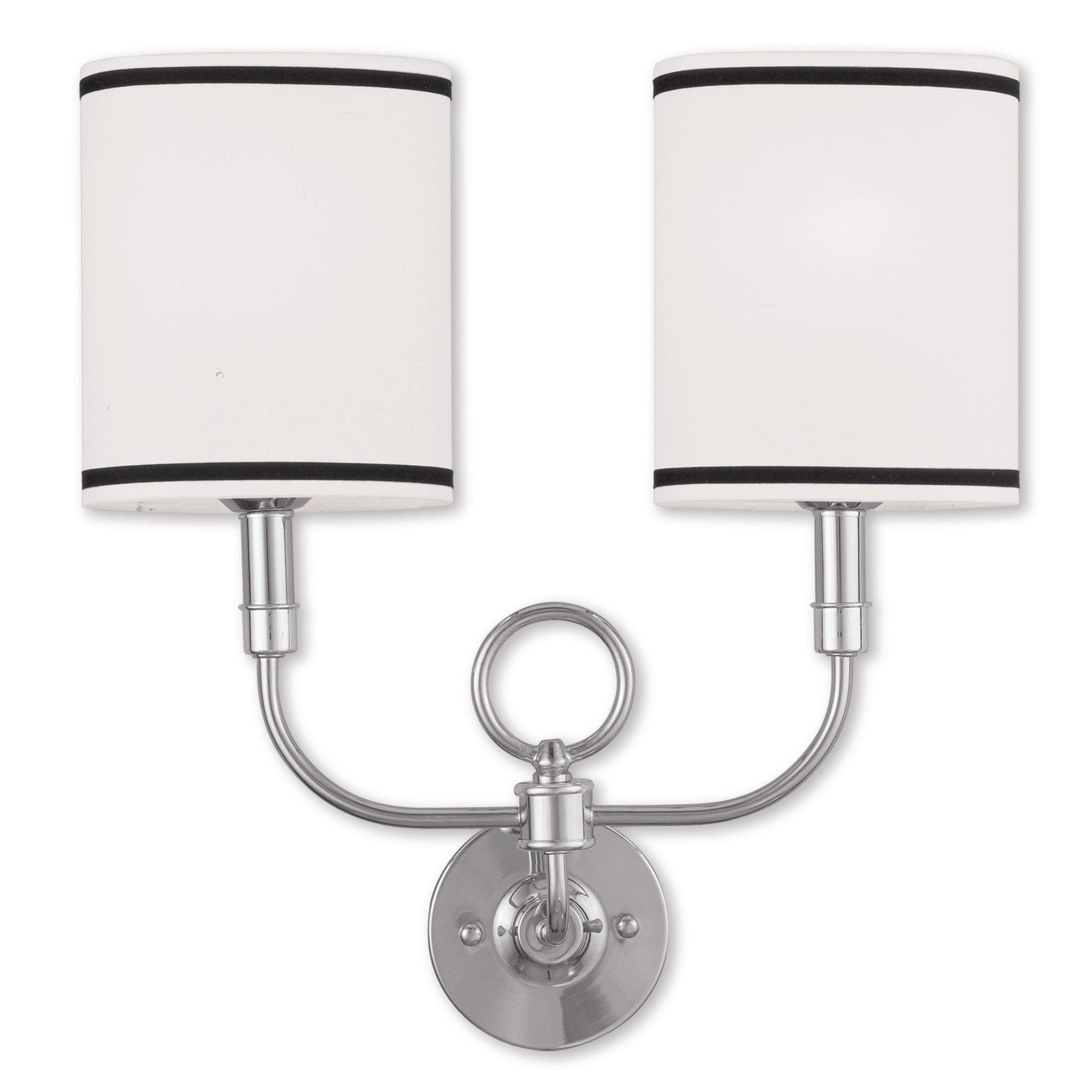 Livex Lighting Wall Sconces 2 Light Brushed Nickel Wall Sconce - Brushed nickel - Mycitystee