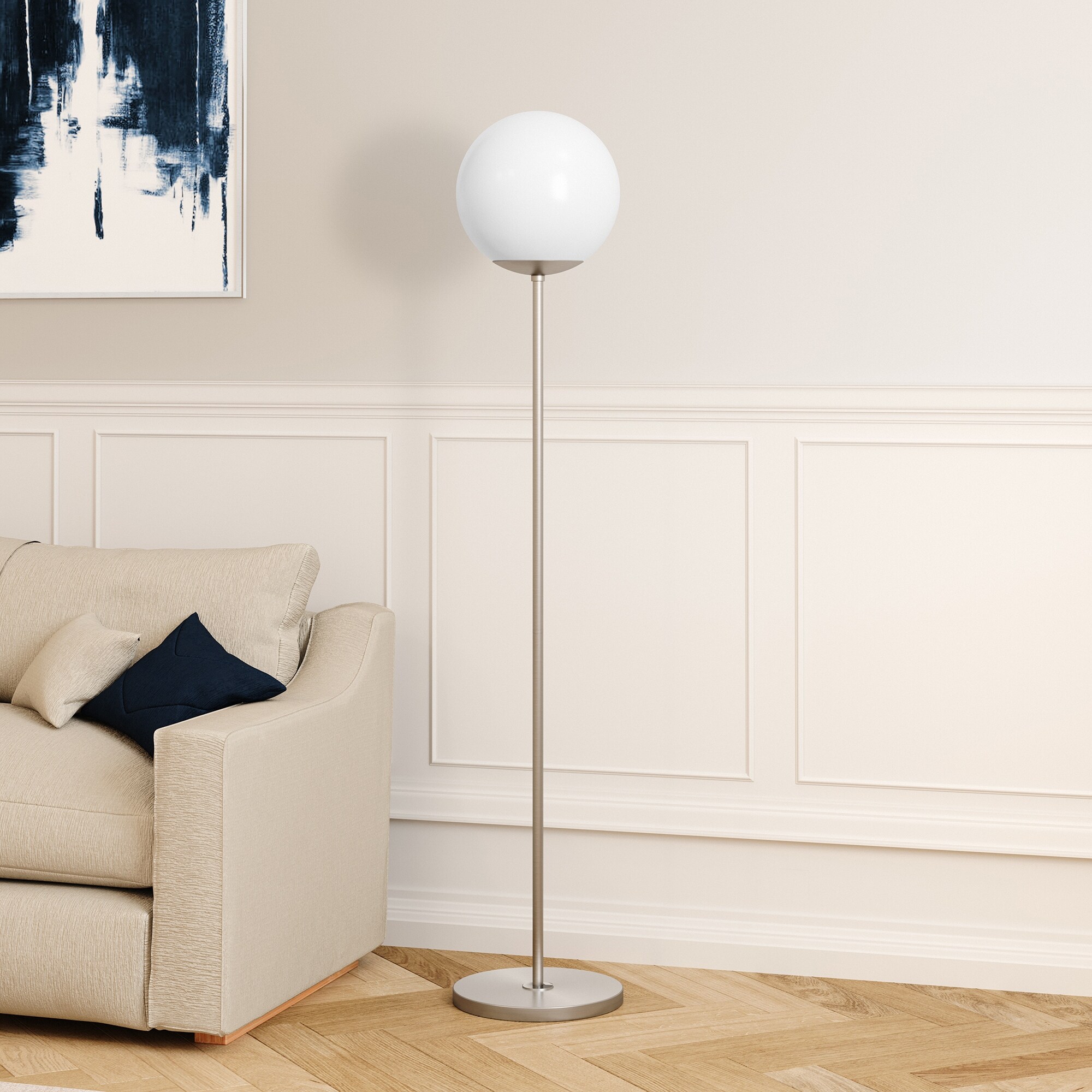 Theia Globe Shade Floor Lamp - Mycitystee