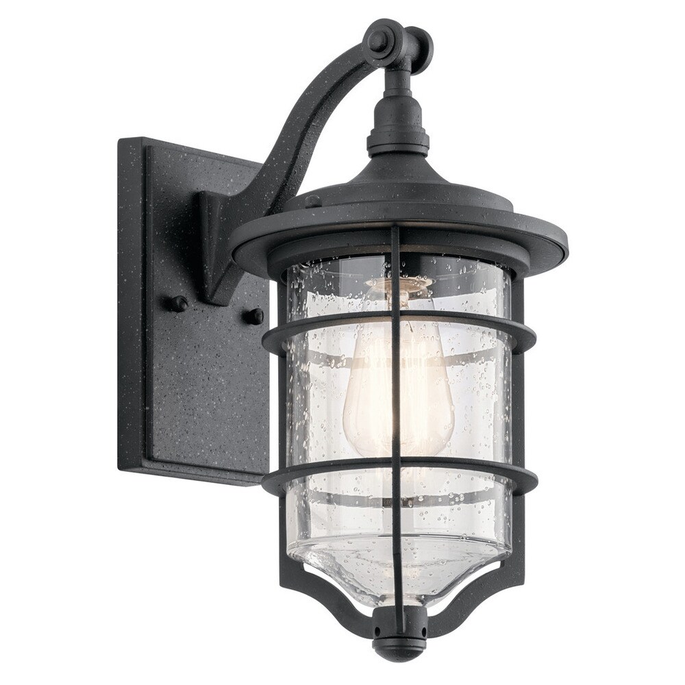 Kichler Lighting Royal Marine Collection 1-light Distressed Black Outdoor Wall Lantern Shopping - The Best Deals on Outdoor Wall Lanterns | 20917844 , - Mycitystee