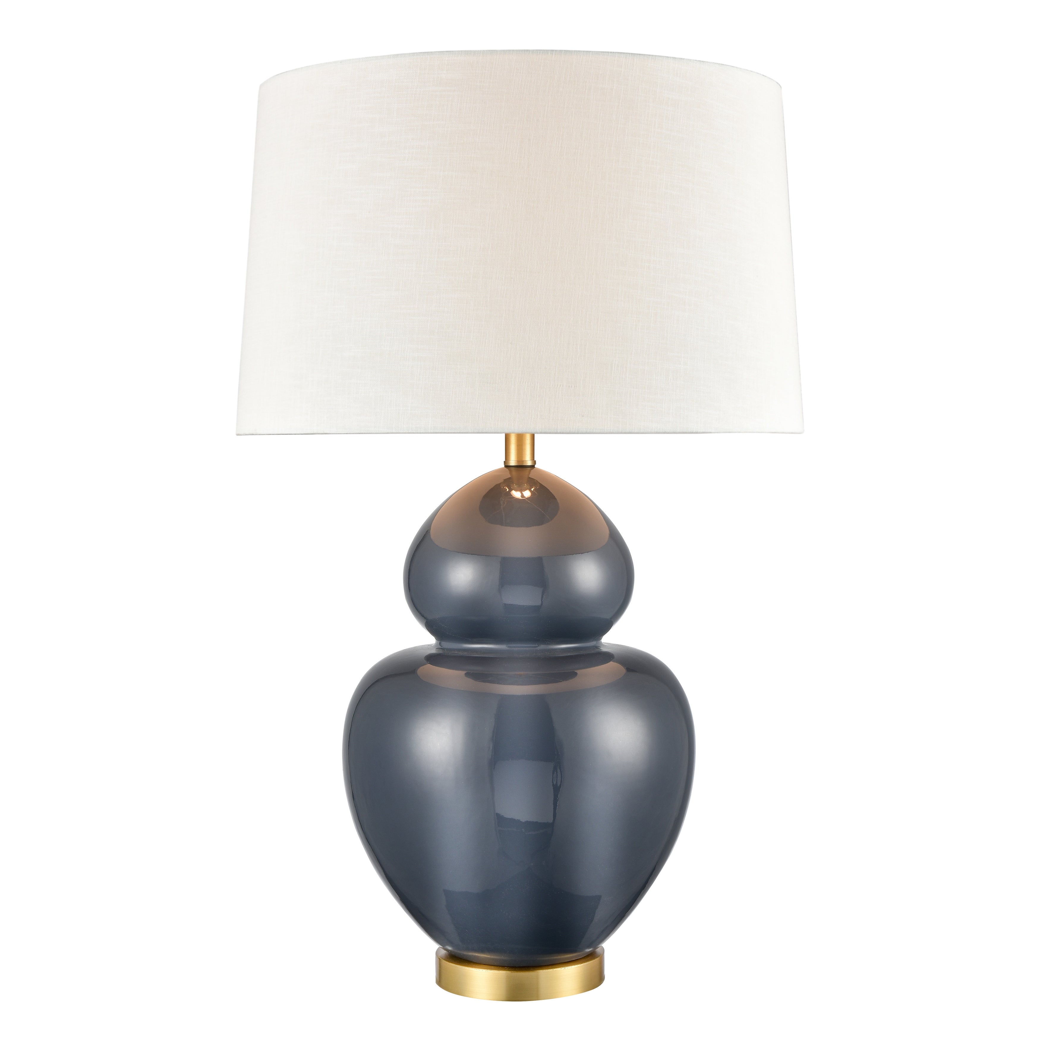 Perry 30'' High 1-Light Table Lamp - Blue - Mycitystee