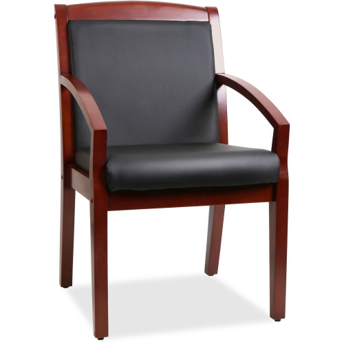Lorell Sloping Arms Wood Guest Chair (20014) - Mycitystee