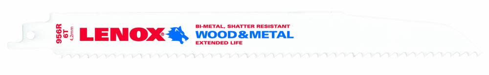 5-Pack 9-in 6-TPI Bi-Metal Reciprocating Saw Blades - Mycitystee