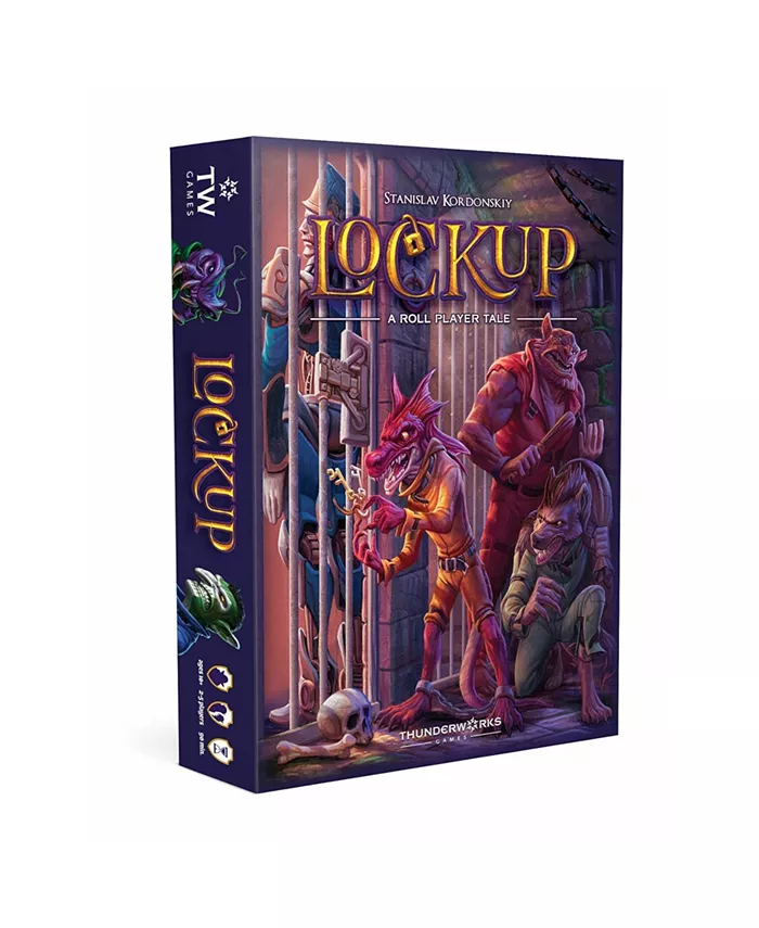 MasterPieces Puzzles Flat River Group Thunderworks Games Lockup- A Roll Player Tale Competitive Worker-Allocation Game - Mycitystee