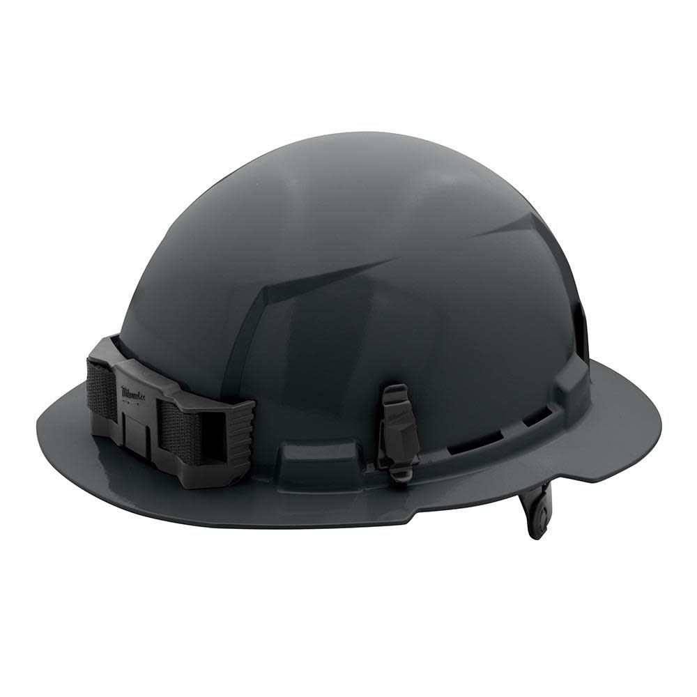 Milwaukee Gray Full Brim Hard Hat with 6pt Ratcheting Suspension Type 1 Class E 48-73-1135 from Milwaukee - Mycitystee