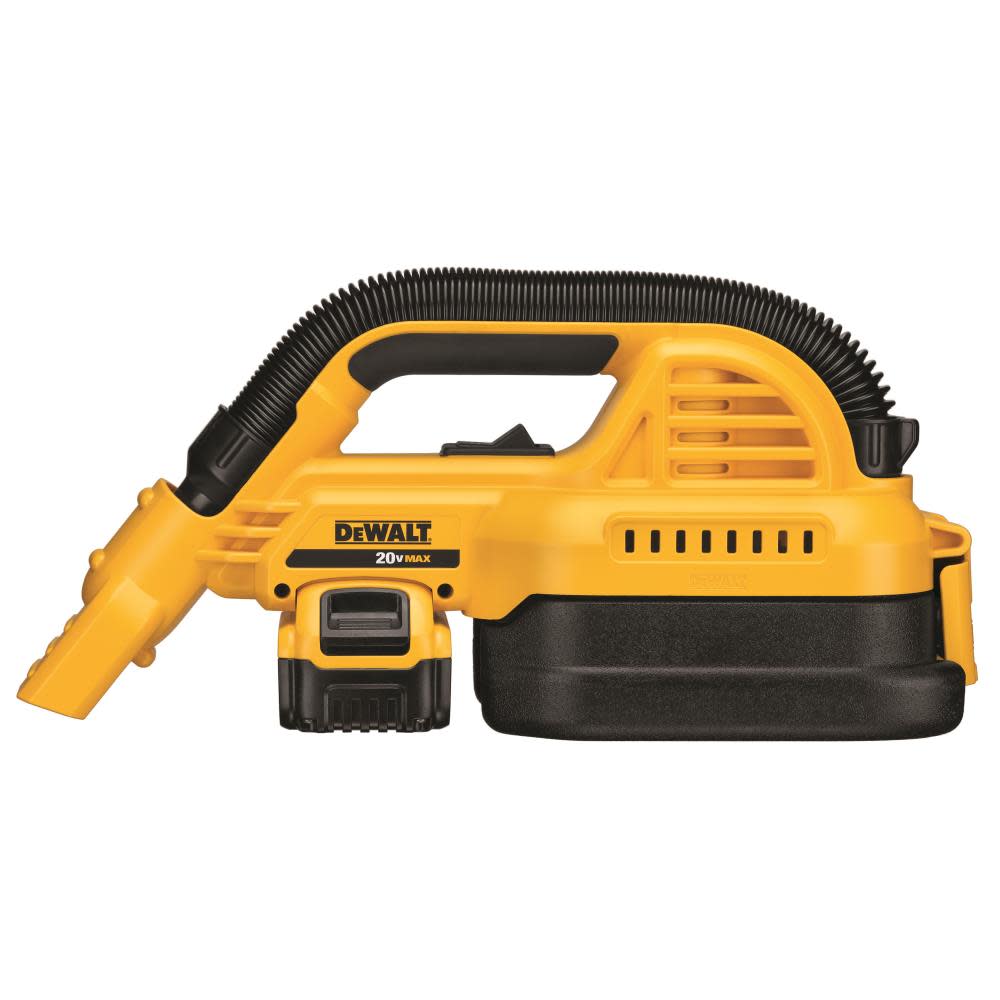 DEWALT 20 V MAX 1/2 Gallon Wet/Dry Portable Vac Kit DCV517M1 from DEWALT - Mycitystee
