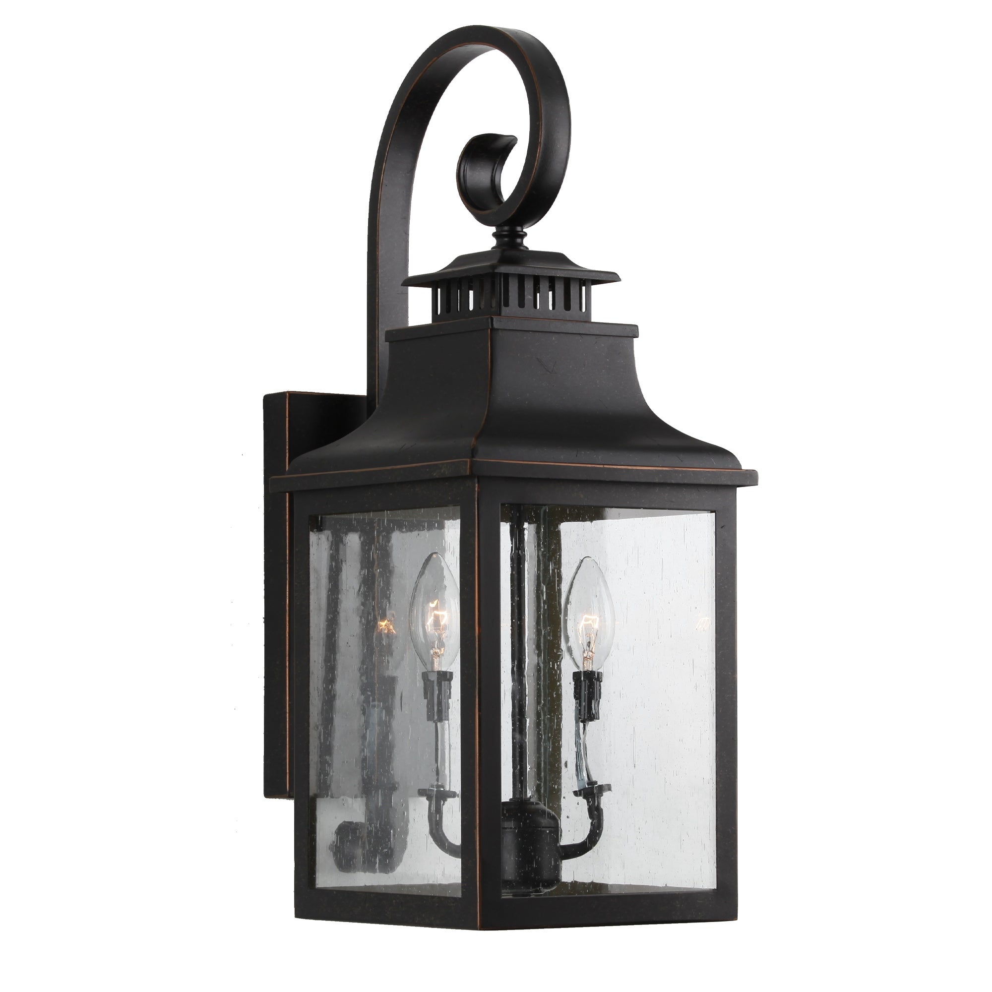 Morgan 3 Light Outdoor Wall Mounted Lighting-Oil Rubbed Bronze Finish - Oil Rubbed Bronze - Oil Rubbed Bronze - Mycitystee