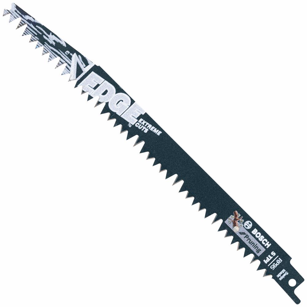 Bosch 5 pc. 9 In. 5 TPI Edge Reciprocating Saw Blades for Pruning RP95 from Bosch - Mycitystee