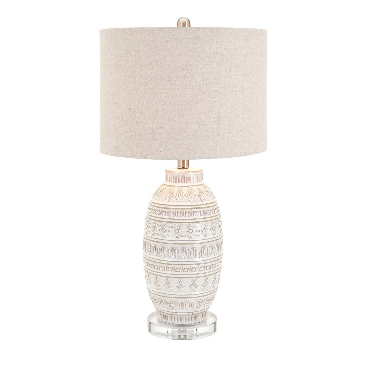 Addonis Glazed Ceramic Handcrafted Table Lamp - Mycitystee