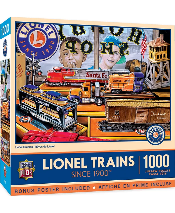 MasterPieces Puzzles Lionel - Lionel Dreams 1000 Piece Adult Jigsaw Puzzle - Mycitystee