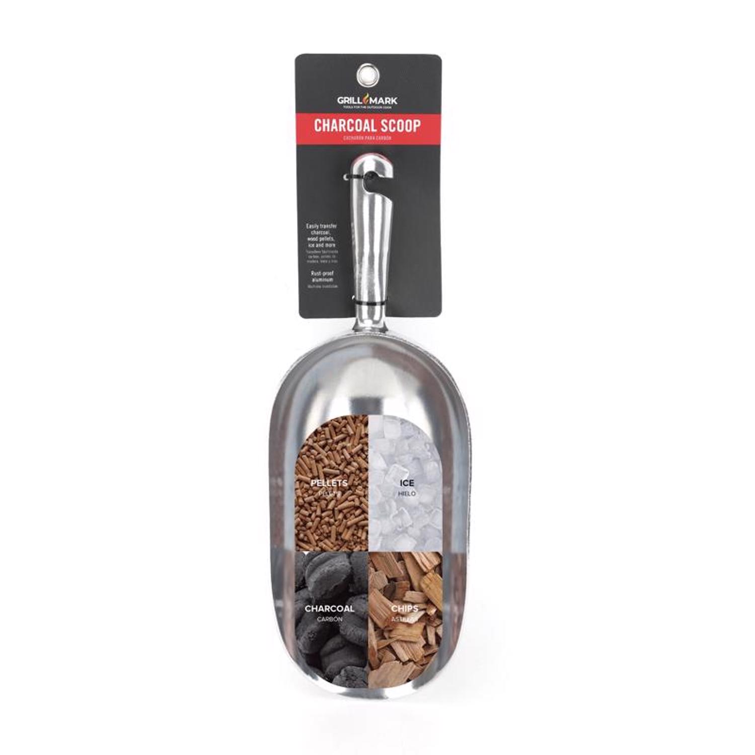 Grill Mark Aluminum Silver Charcoal/Pellet Scoop 1 pk - Mycitystee