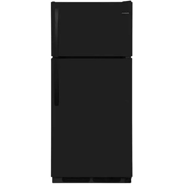 16.3 cu ft Top Freezer Black Refrigerator - Mycitystee