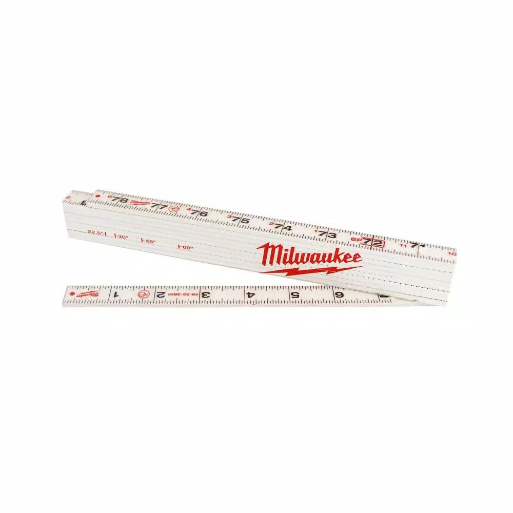 Milwaukee 78 in. Composite Folding Ruler and#8211; XDC Depot - Mycitystee
