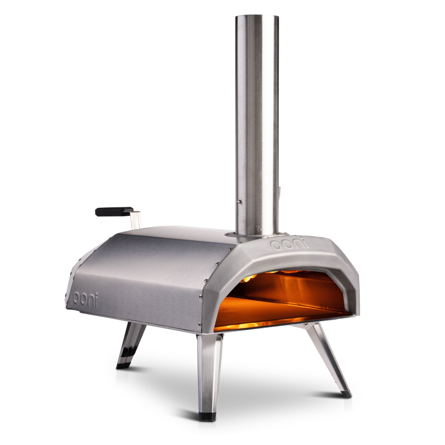 Ooni Karu 12 in. Charcoal/Wood Chunk Outdoor Pizza Oven Silver - Mycitystee