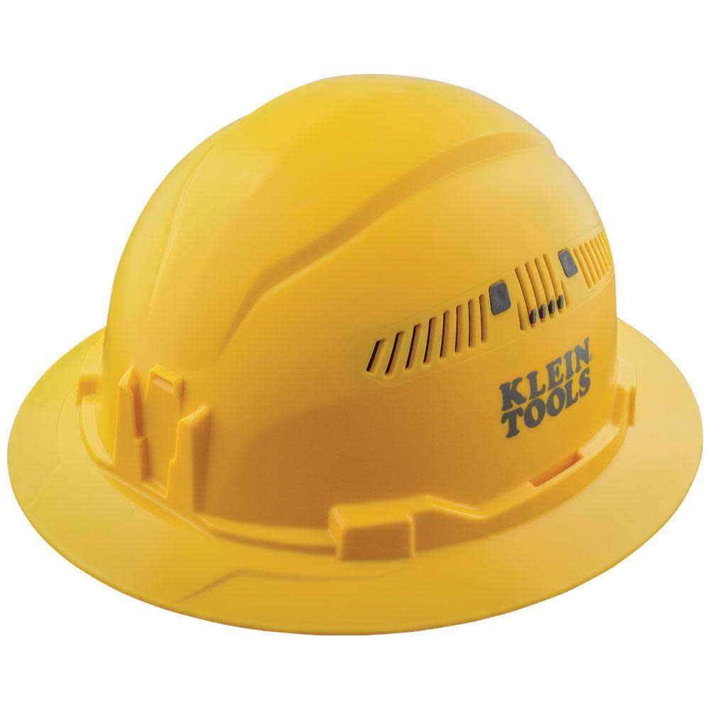 Klein Tools Hard Hat Vented Full Brim Yellow 60262 from Klein Tools - Mycitystee