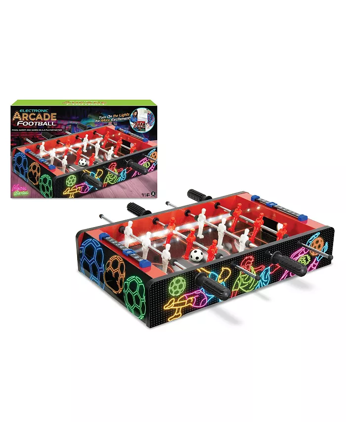Ambassador Games Electronic Arcade Football， Foosball Neon Series - Mycitystee