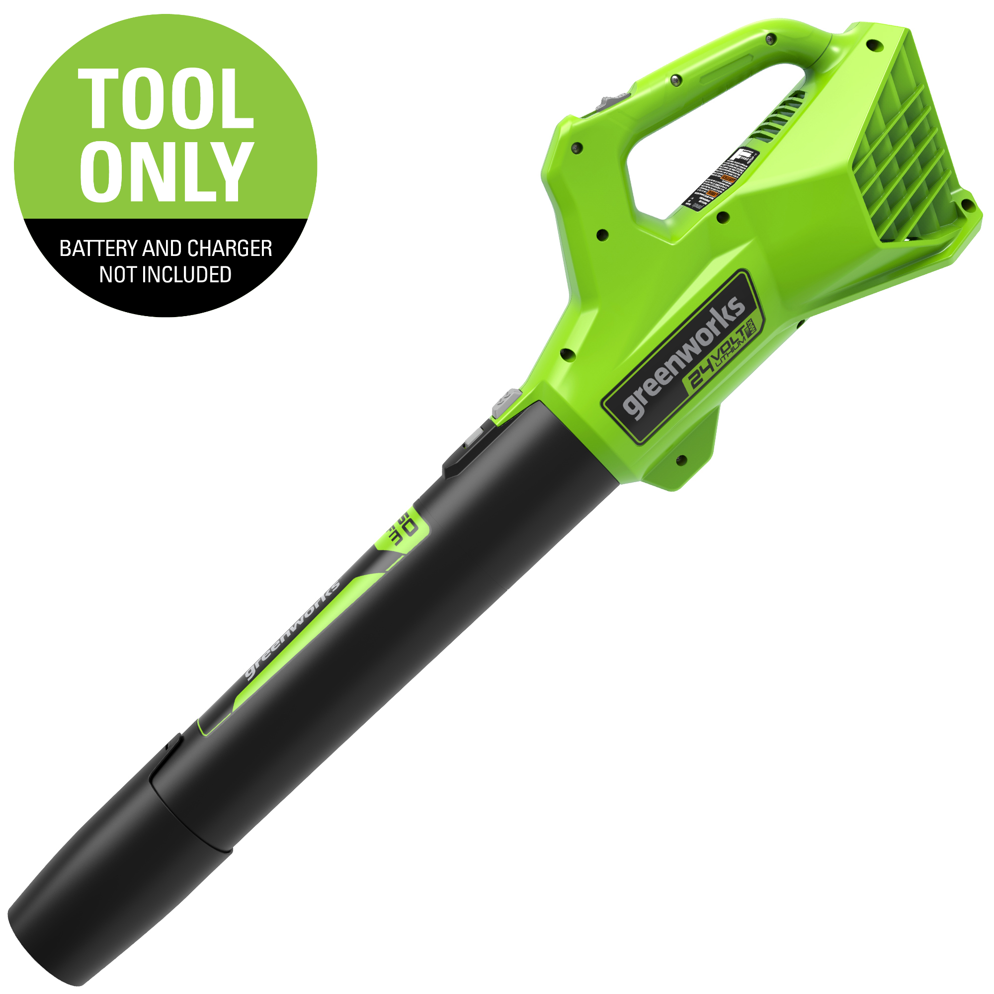 24V Cordless Leaf Blower 320 CFM | Greenworks Tools - Mycitystee