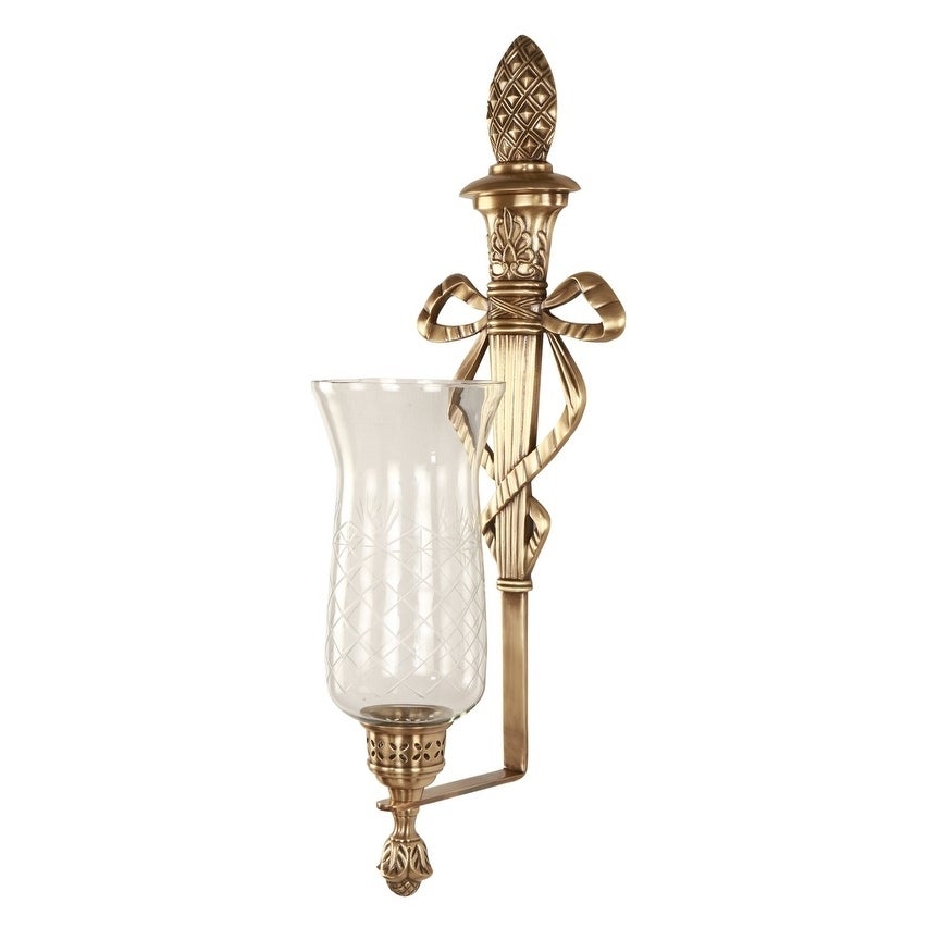Pineapple Wall Sconce Brass Antique - Mycitystee
