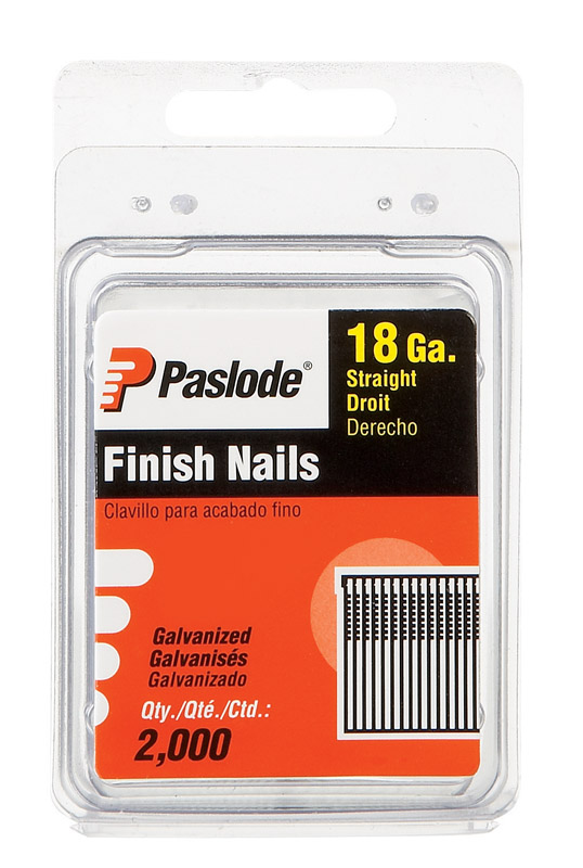 Paslode 1-1/2 in. 18 Ga. Straight Strip Galvanized Brad Nails 2，000 pk - Mycitystee