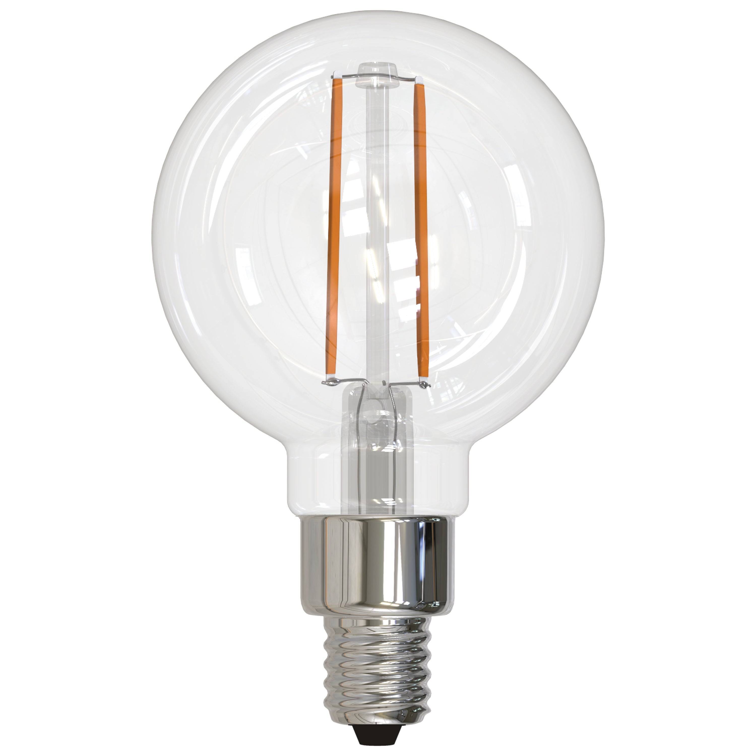 Bulbrite Pack of (4) Dimmable Filament G16 Candelabra (E12) LED Bulb - Mycitystee