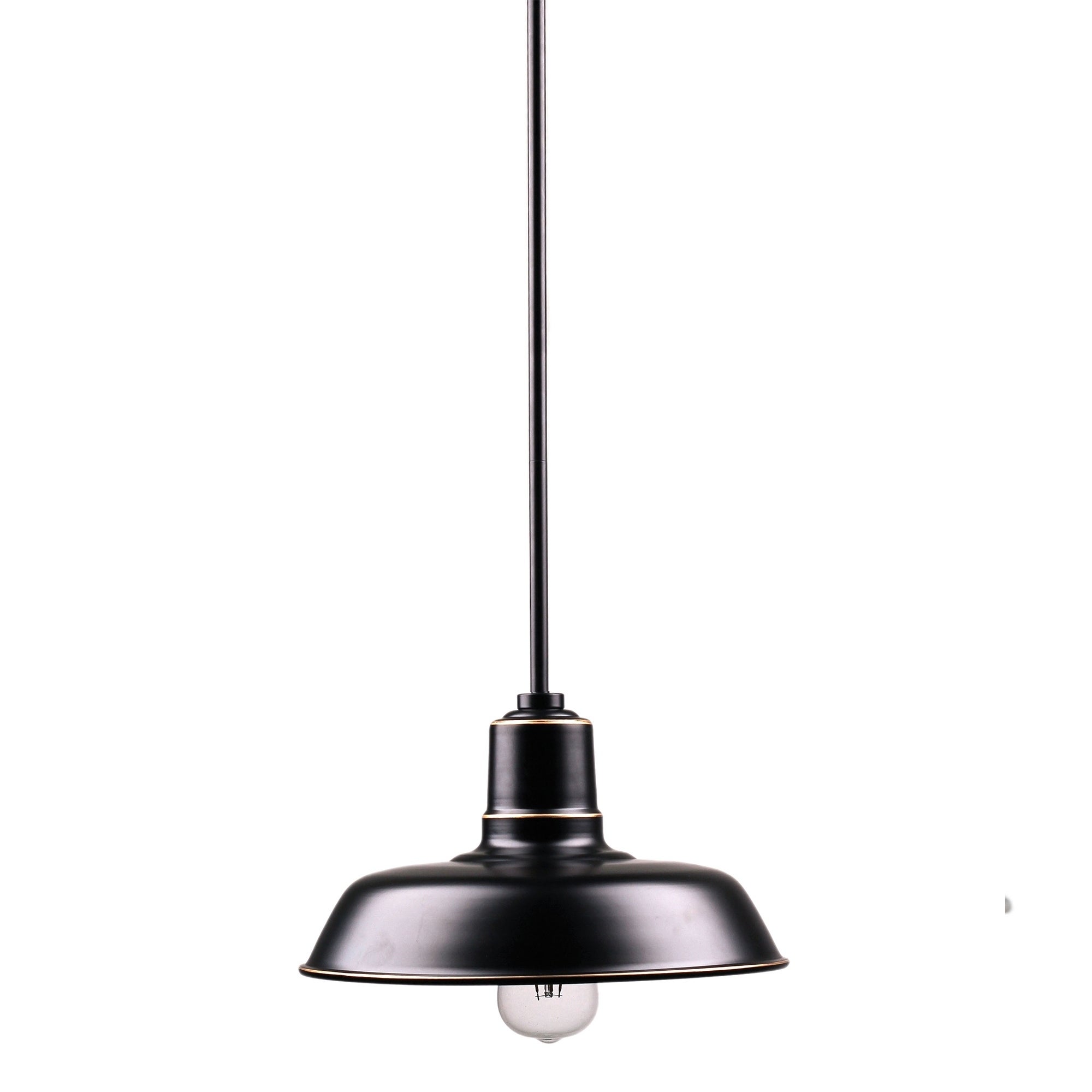 AA Warehousing Aurora 1 Light Outdoor Pendant in Imperial Black - Mycitystee