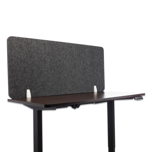 Lumeah Desk Screen Cubicle Panel and Office Partition Privacy Screen， 54.5 x 1 x 23.5， Polyester， Ash (LUDS55241A) - Mycitystee