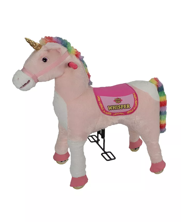 Rockin' Rider Whisper Riding Unicorn - Mycitystee