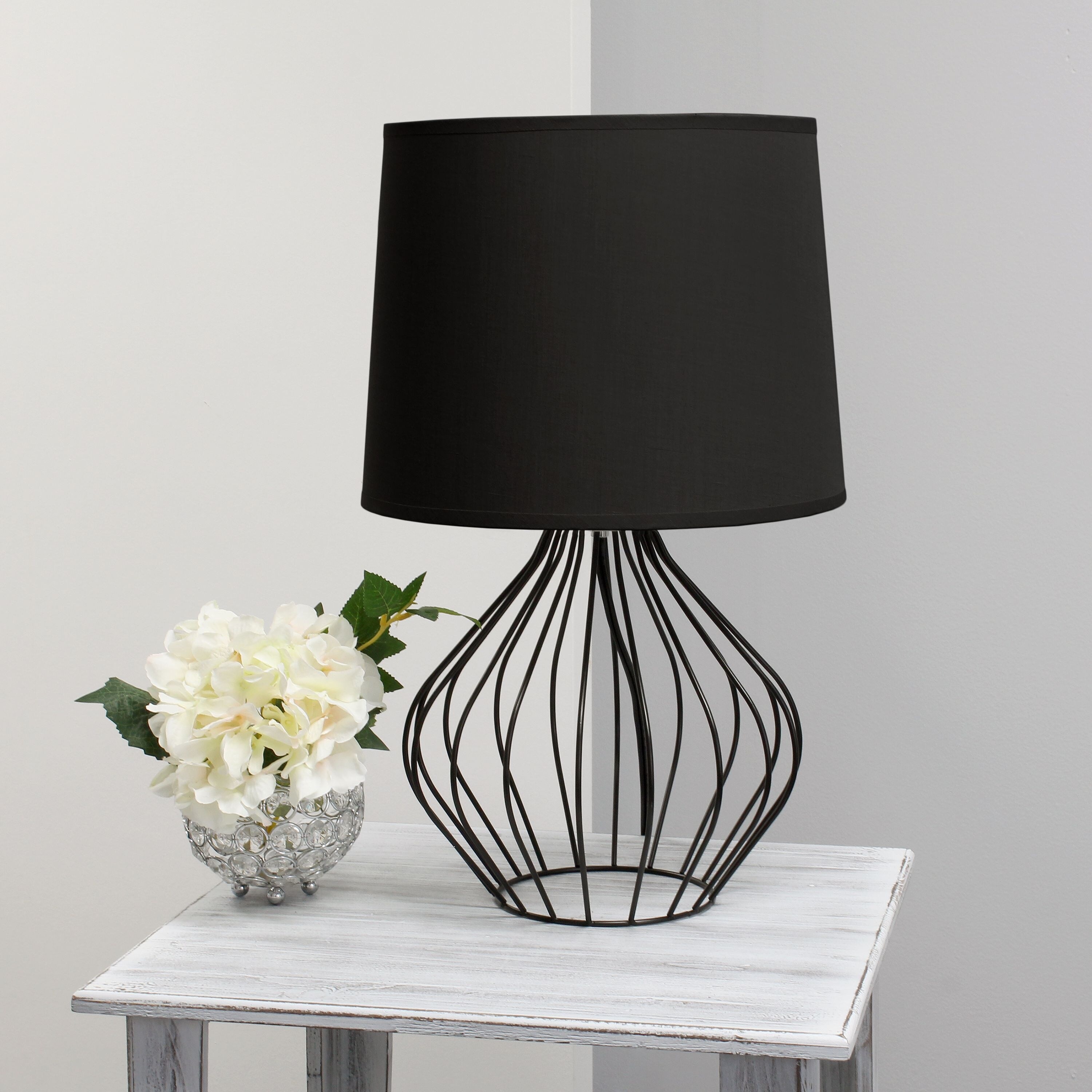 Simple Designs Geometrically Wired Table Lamp - Mycitystee