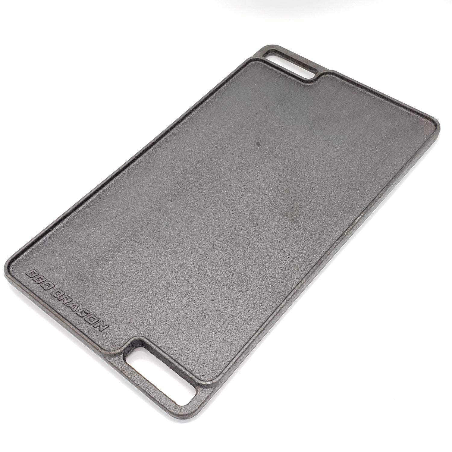 BBQ Dragon 18-Inch Reversible Cast Iron Griddle - Mycitystee