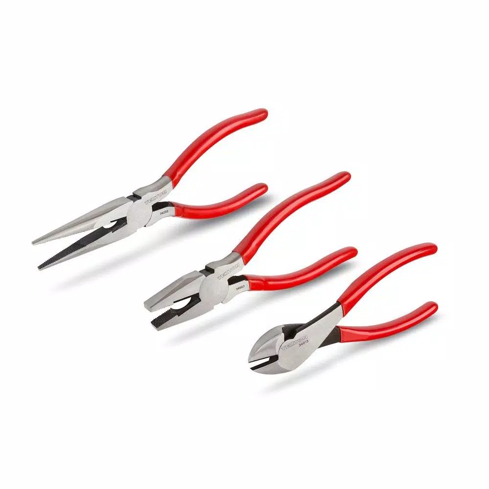 TEKTON Cutting， Linemanand#8217;s， Long Nose Pliers Set (3-Piece) and#8211; XDC Depot - Mycitystee