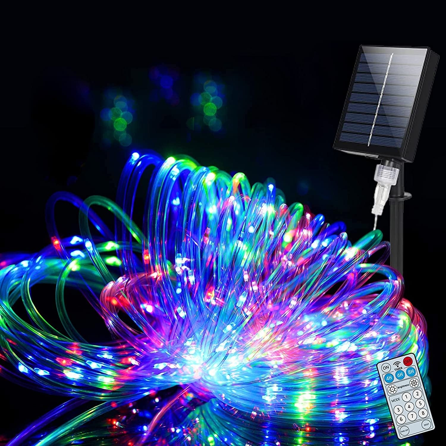 72Ft 8 Modes Dimmable/Timing Solar Fairy String Lights - Yellow Shopping - The Best Deals on String Lights | 39295522 - Mycitystee