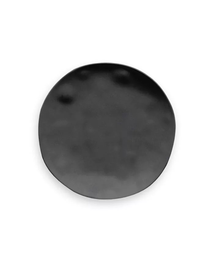 TarHong Nature One Black Melamine Salad Plate， 8.5