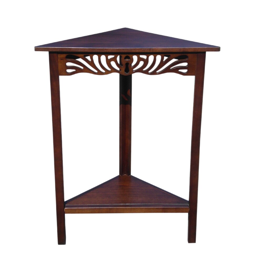 D-Art CollectionHome Winston Mahogany Corner Wall Table - Mycitystee