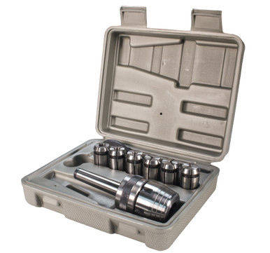Erie Tools 6 PC Chuck Set Includes Chuck， Six Collets， Spanner Wrench - Mycitystee