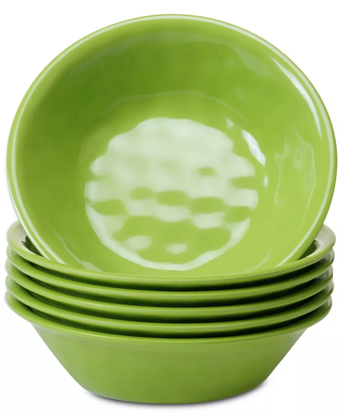 Certified International 6-Pc. Green Melamine All-Purpose Bowl Set - Mycitystee