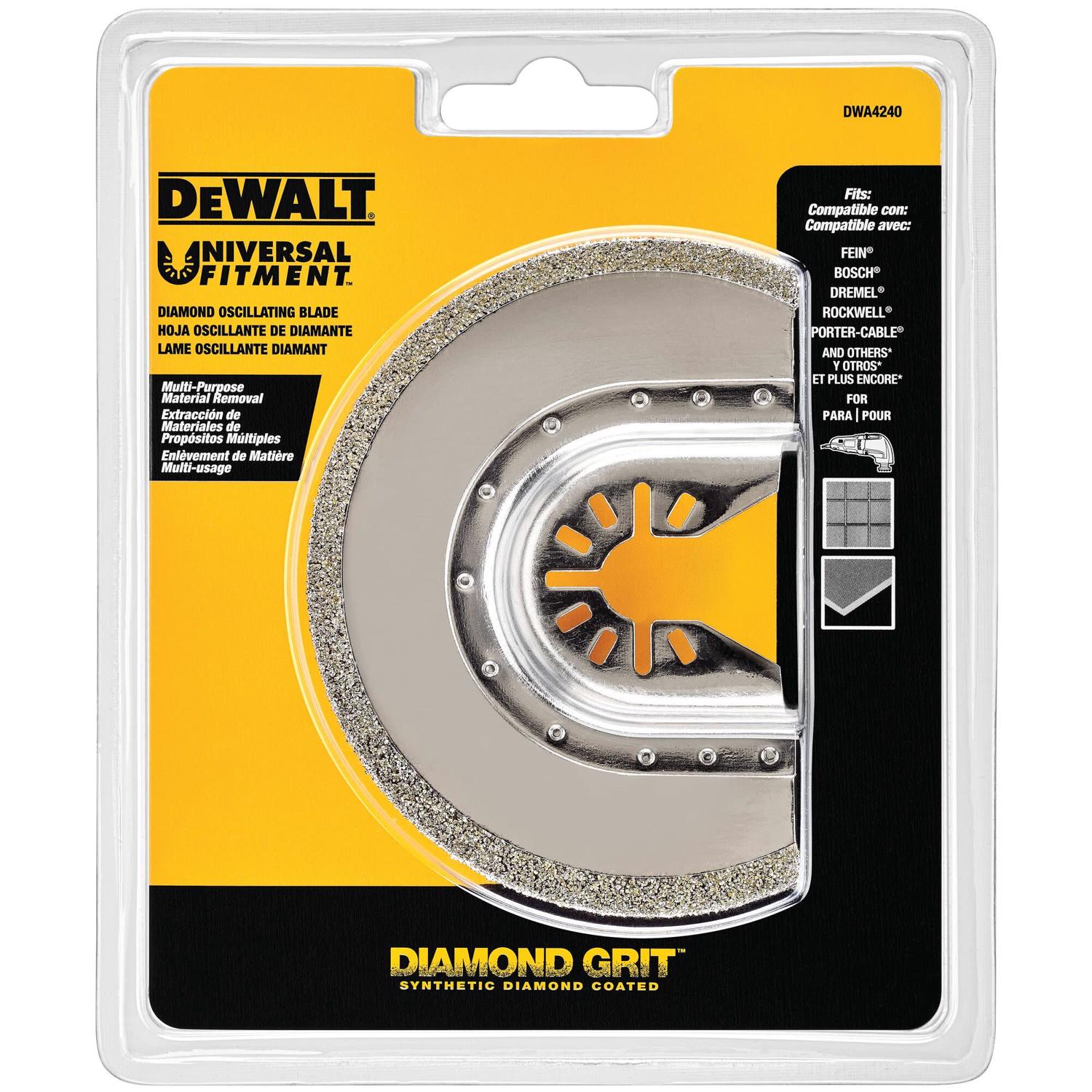 DeWalt Universal Fitment Carbide Semi-Circle Diamond Saw Blade 1 pk - Mycitystee